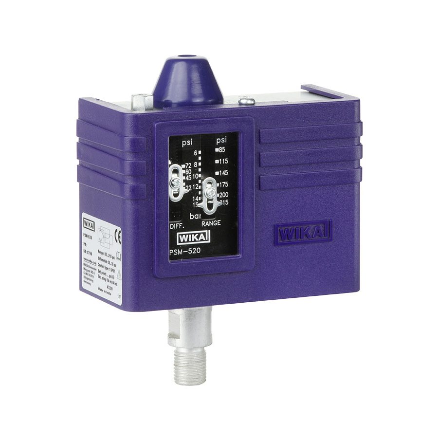 sensor de presión (presóstato) de agua 0,5 bar 1/4G